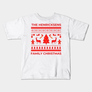 Family Christmas in Red 🎄 Merry christmas Kids T-Shirt